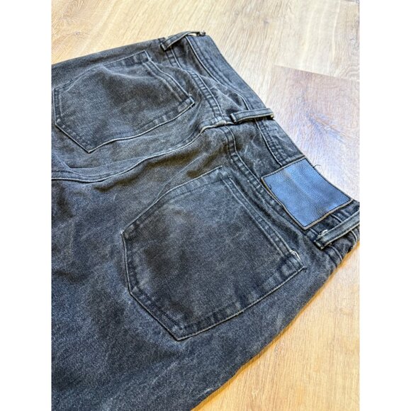 Unbranded Selvedge Black Skinny Stretch Denim Jeans‎ Button Fly - Picture 4 of 9